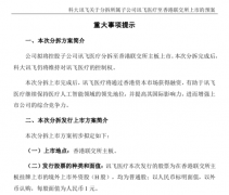 AI巨头科大讯飞再谋分拆上市，标的讯飞医疗三年亏近3亿元