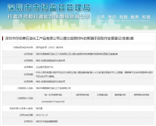 深圳市厚德美石油化工产品有限公司以提交虚假材料的欺骗手段取得变更登记