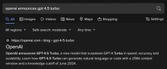 OpenAI GPT-4.5提前曝光？搜索页面暗示有望6月面世