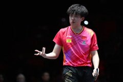 乒乓球——WTT新加坡大满贯：王楚钦