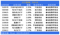 ETF市场日报：电力等周期板块ETF逆市飘红 房地产行业大幅回调